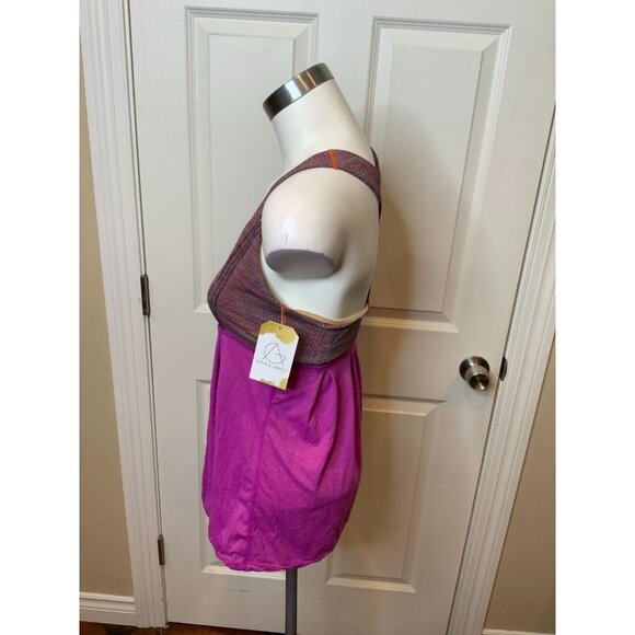 Lululemon Power Dance Babydoll Light Purple Microstripe Racerback Tank Size 6 - Picture 3 of 5